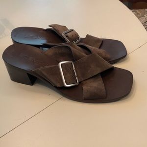 Boemos Brown Leather Sandals